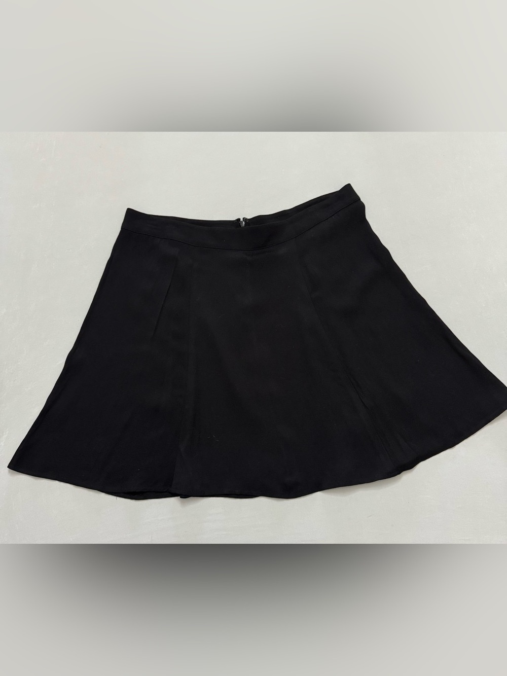 Reformation Black A-Line Fit & Flare Mini Skirt Size 12